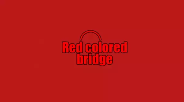 Red Colored Bridge