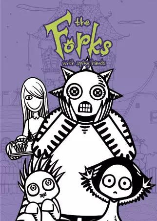The Forks with Spiky Hands